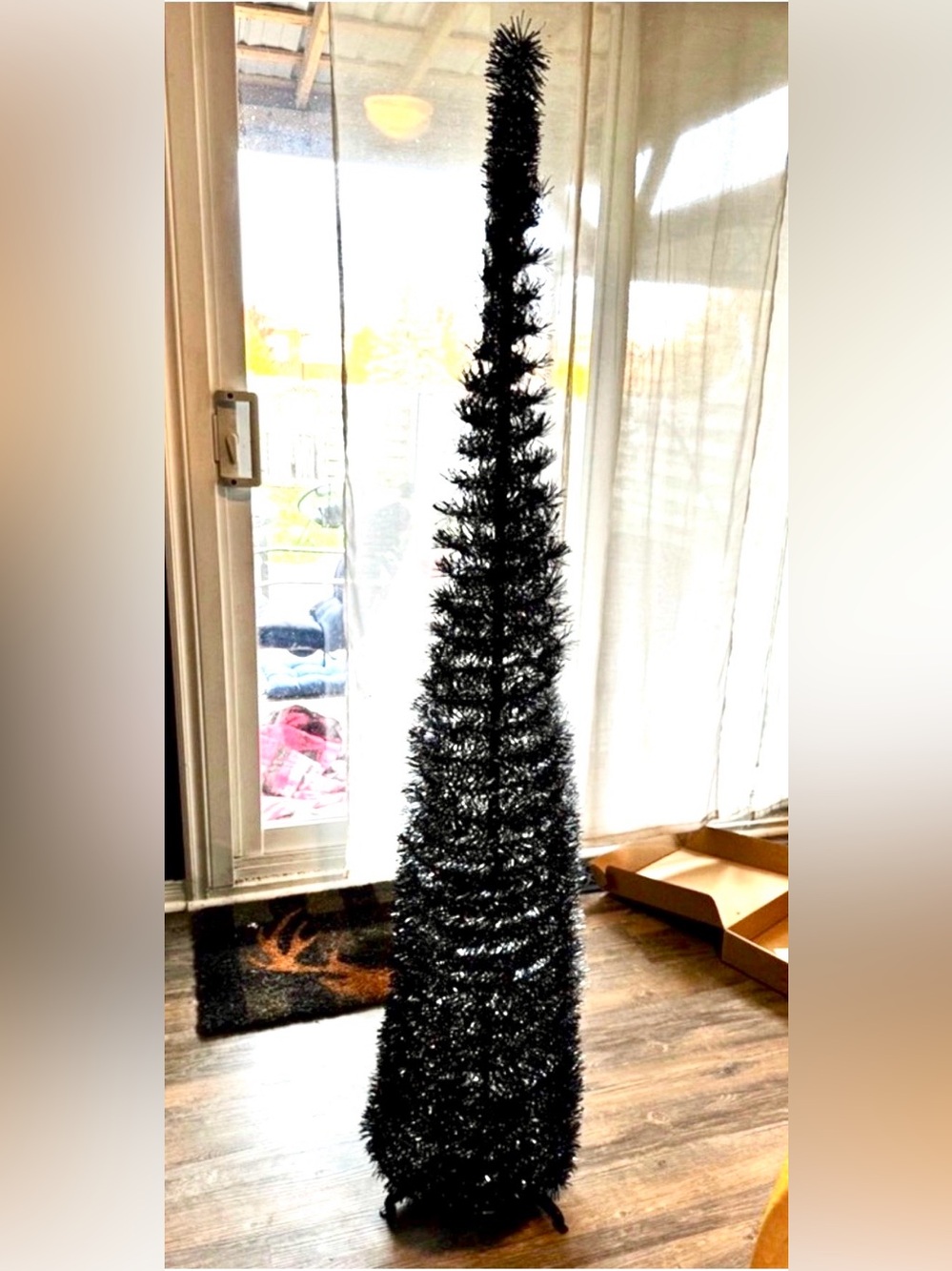 Artificial Black Slim Tree